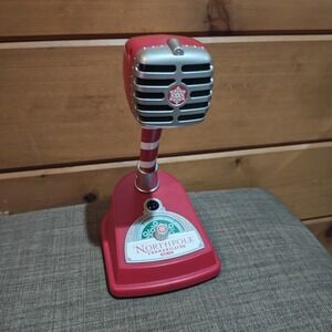 Hallmark Northpole Communicator Interactive Christmas Microphone Works North Pol